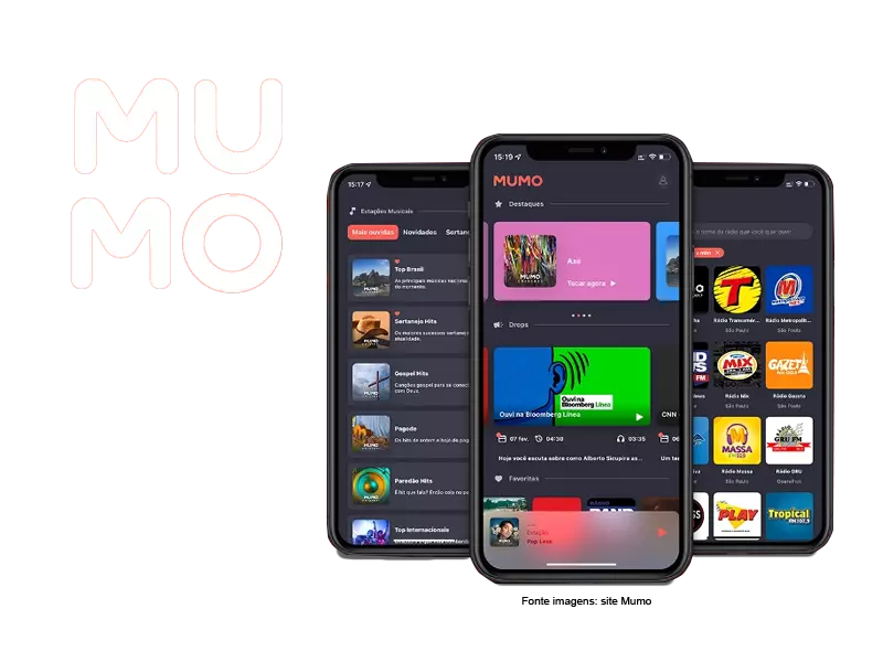 App Mumo e logotipo